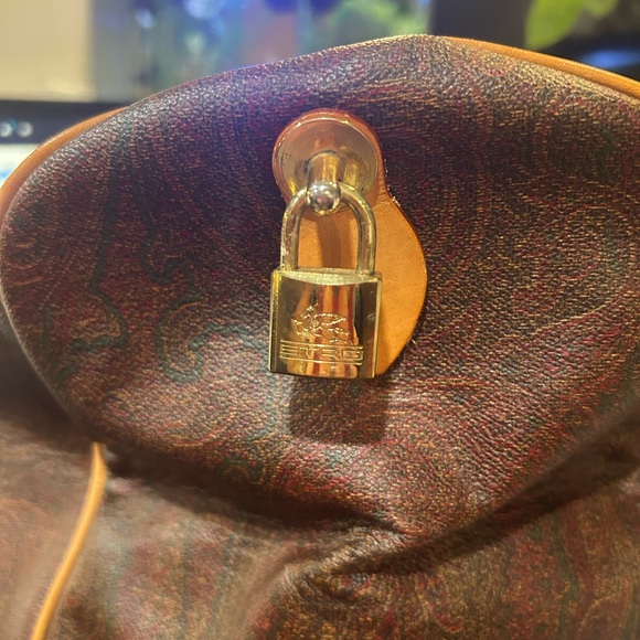 Etro Multicolor Paisley Duffel Bag - Picture 16 of 16